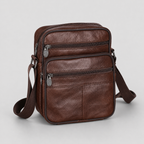 Sac à bandoulière en véritable cuir ANFINITE