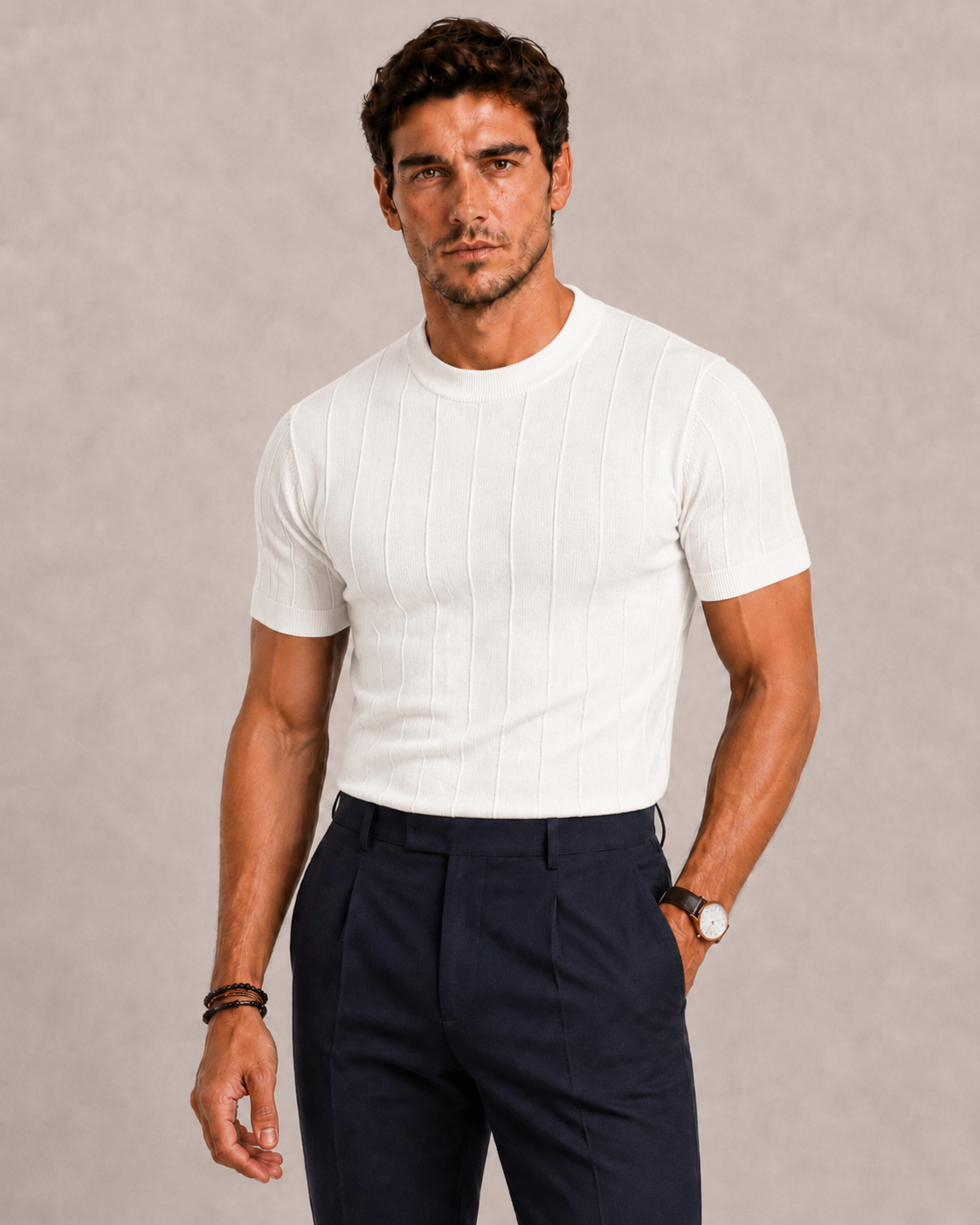 Polo homme en maille ANFINITE
