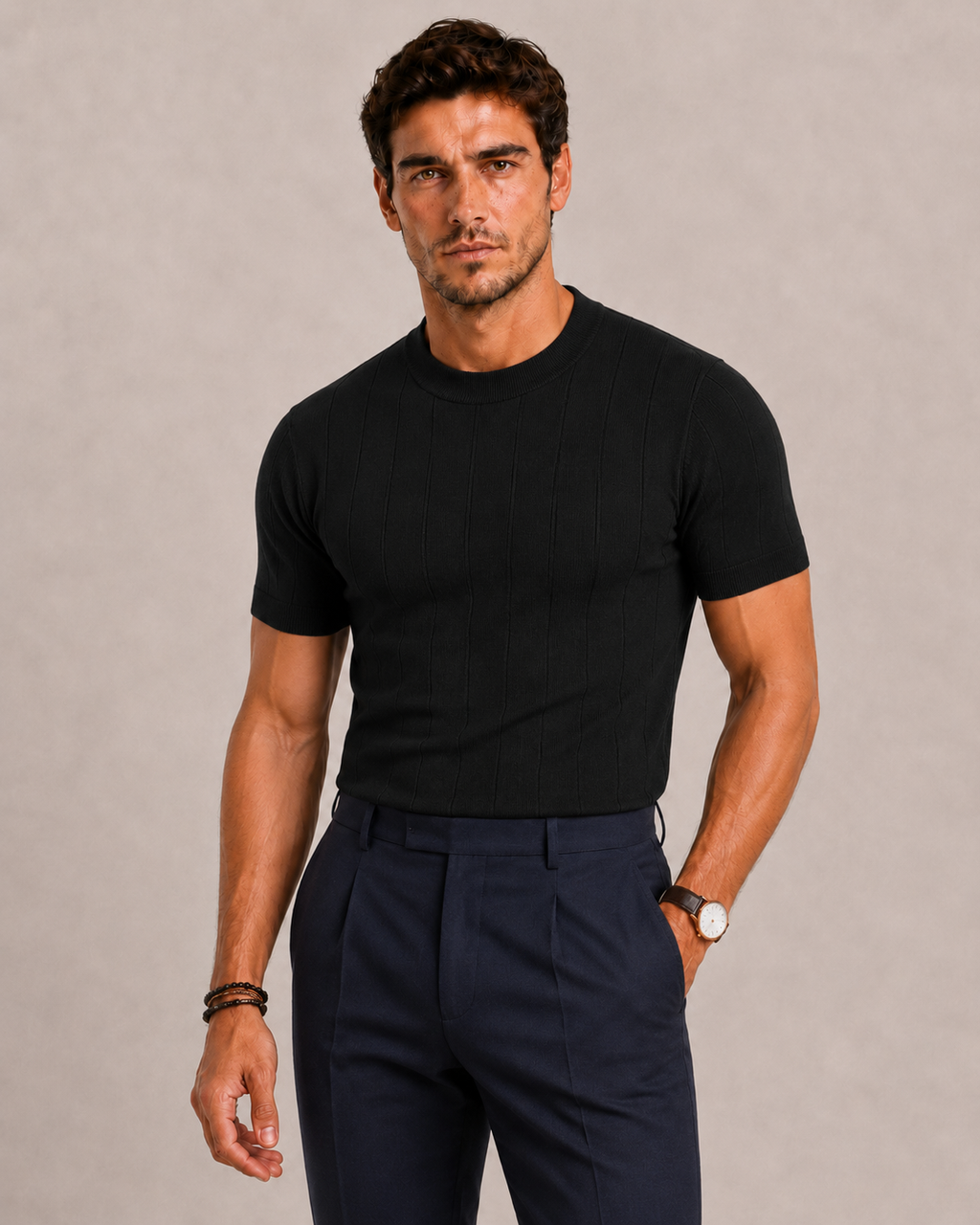 Polo homme en maille ANFINITE