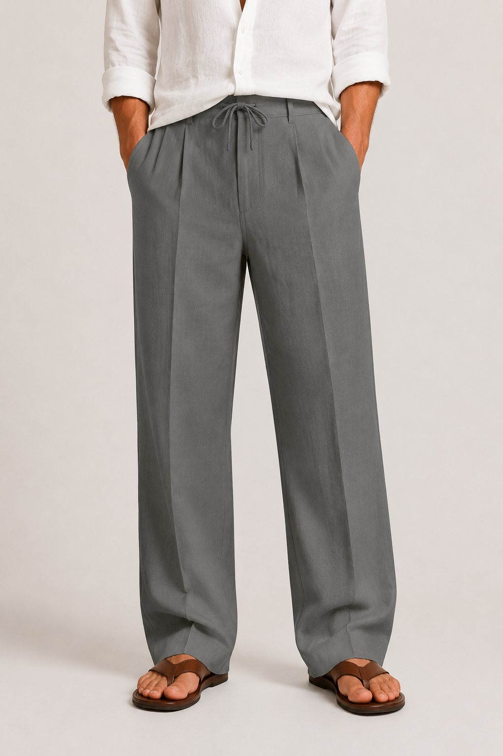 Pantalon élégant en lin ANFINITE