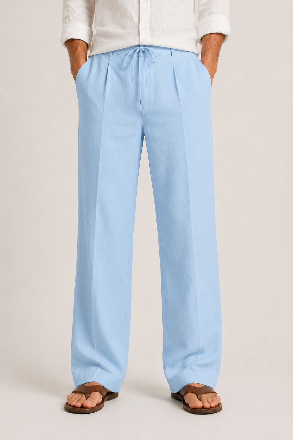 Pantalon élégant en lin ANFINITE