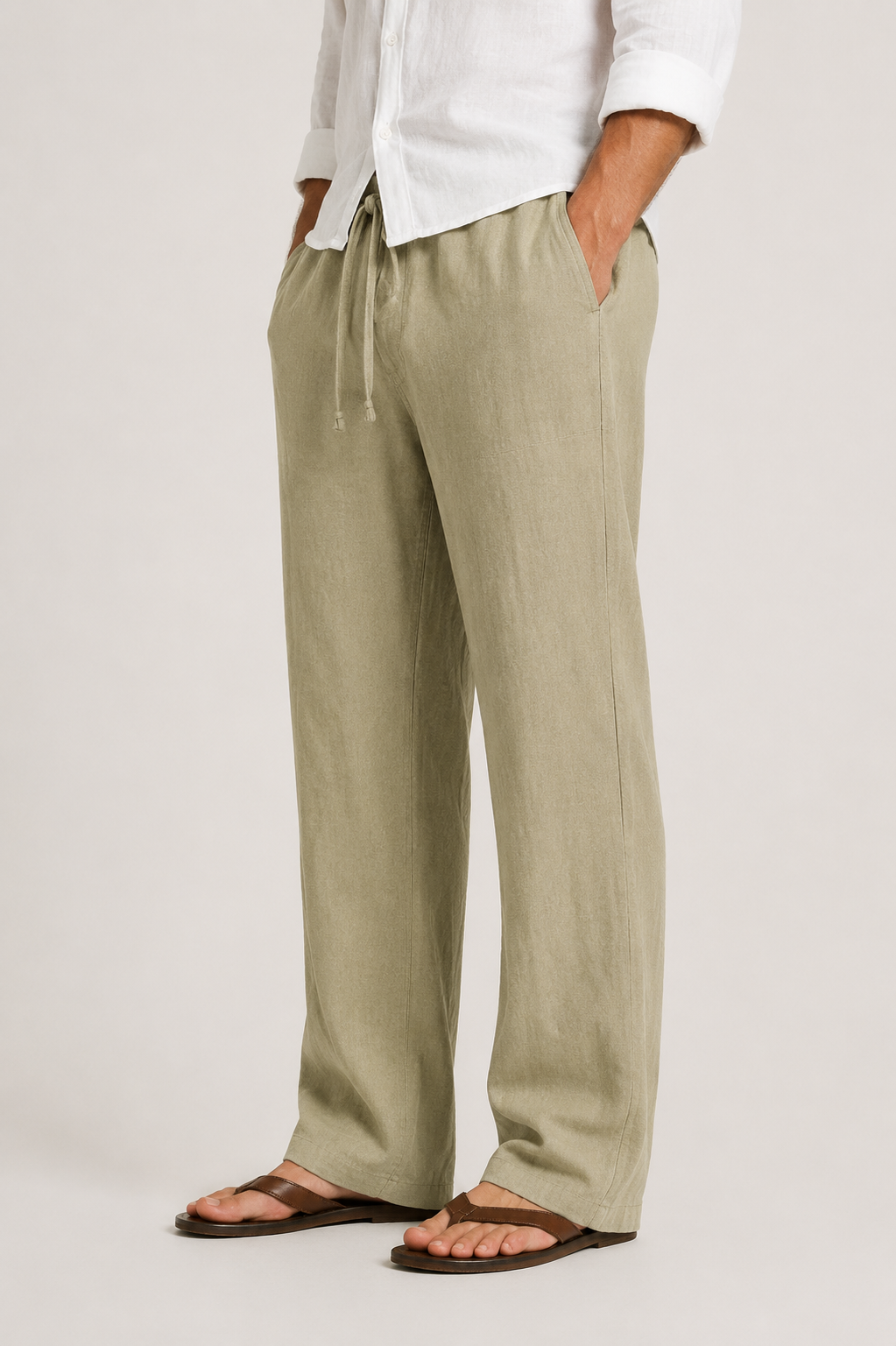 Pantaloni in Lino ANFINITE