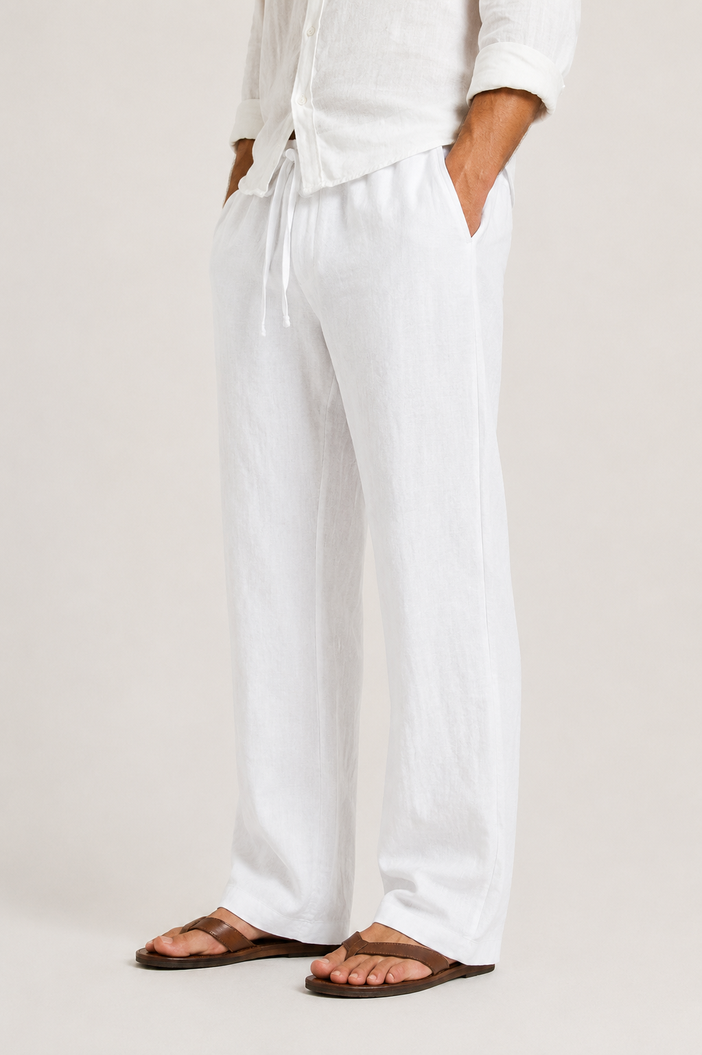 Pantaloni in Lino ANFINITE