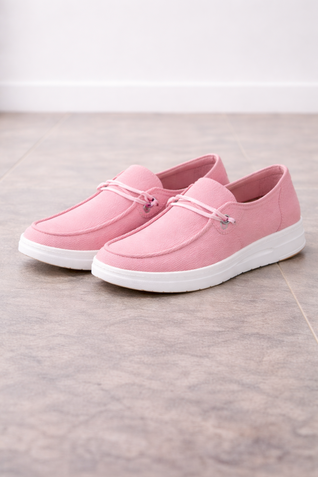 Mocassini Slip-On in Maglia da Donna con Fascia Decorativa