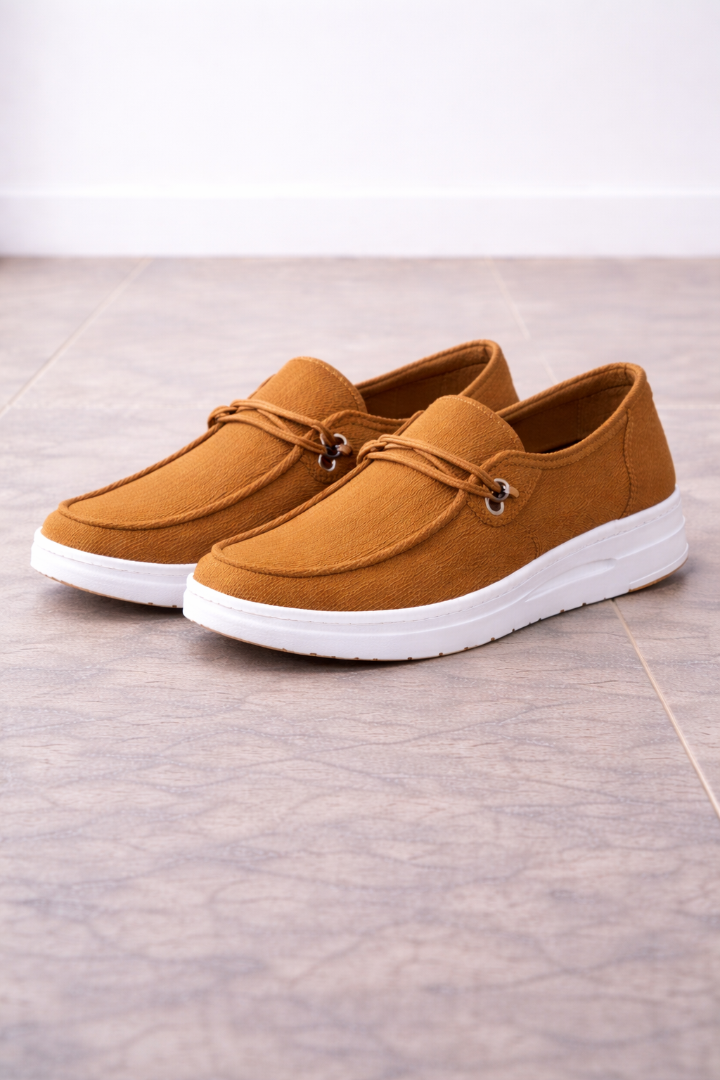 Mocassini Slip-On in Maglia da Donna con Fascia Decorativa