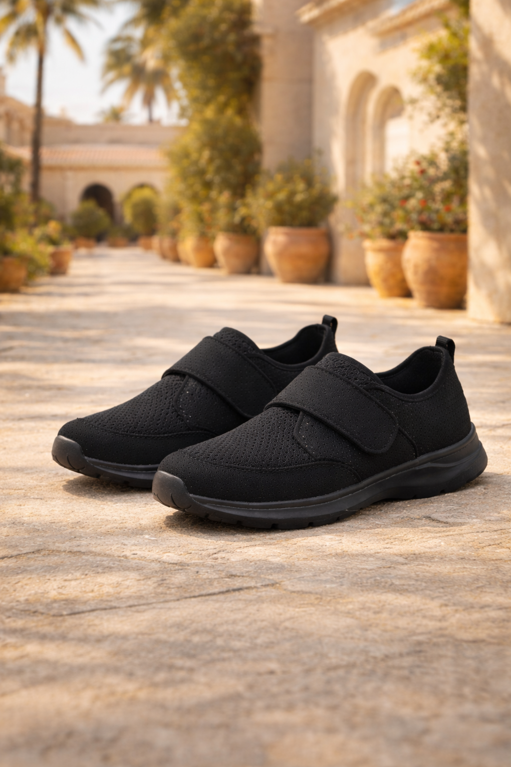 Scarpe Ortopediche Uomo in Mesh Traspirante – Sneakers Comode con Chiusura Regolabile