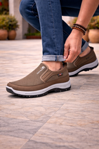 Scarpe Ortopediche Slip-On da Passeggio con Tomaia in Mesh