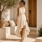 Abito Elegante con Balze ANFINITE Ornella