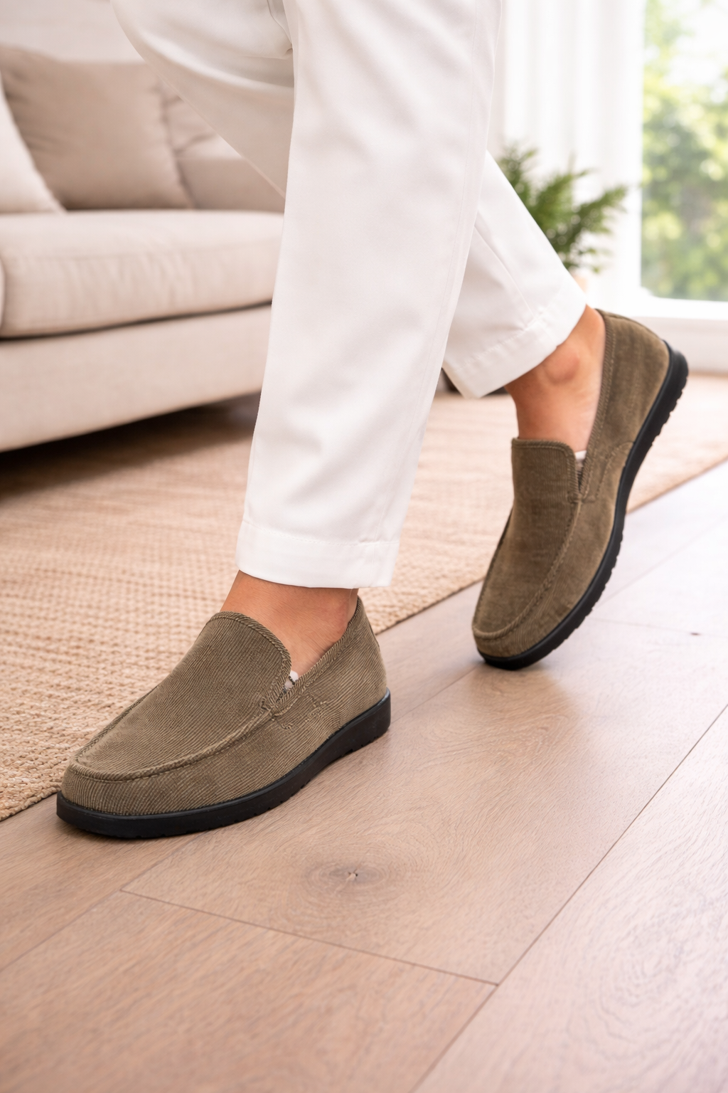 Mocassini Slip-On in Maglia ANFINITE da Uomo