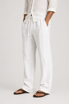 Pantaloni Effetto Lino ANFINITE