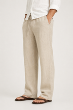 Pantaloni Effetto Lino ANFINITE