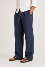 Pantaloni Effetto Lino ANFINITE
