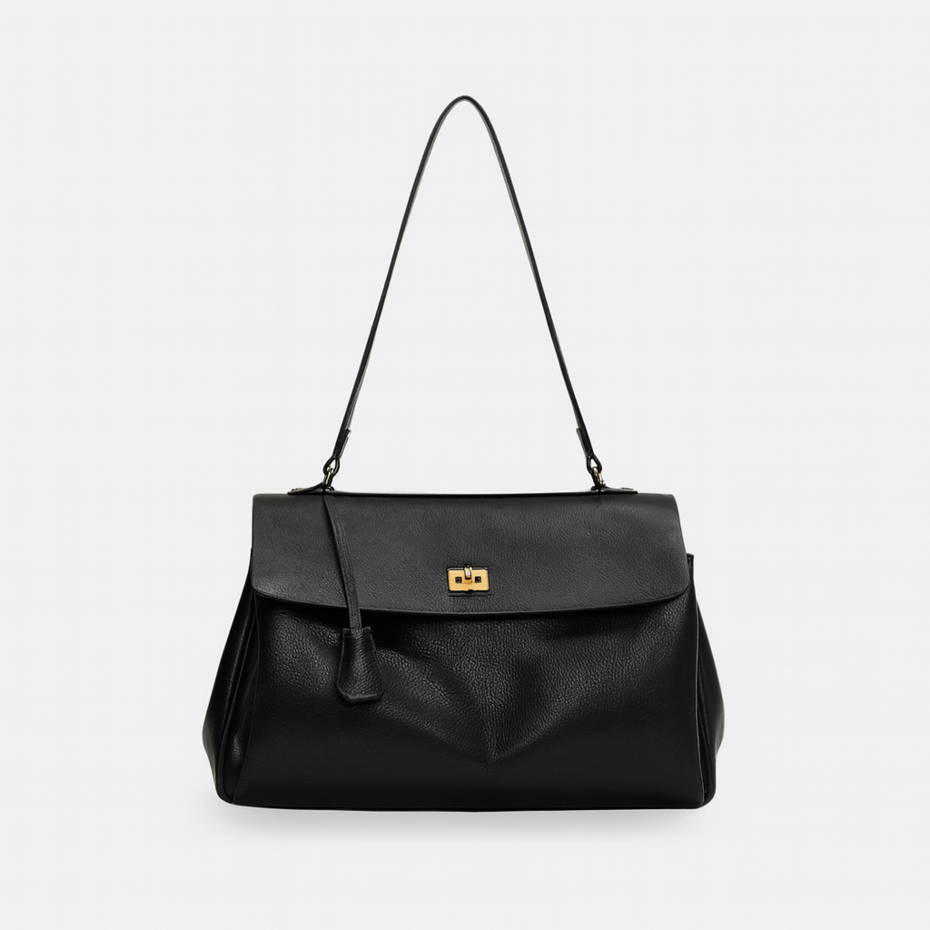 Bolso de mujer marrón oscuro de ecopiel