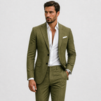 Herre Hørjakkesæt | Slim Fit & Tidløs Sommerstil
