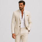 Herre Hørjakkesæt | Slim Fit & Tidløs Sommerstil