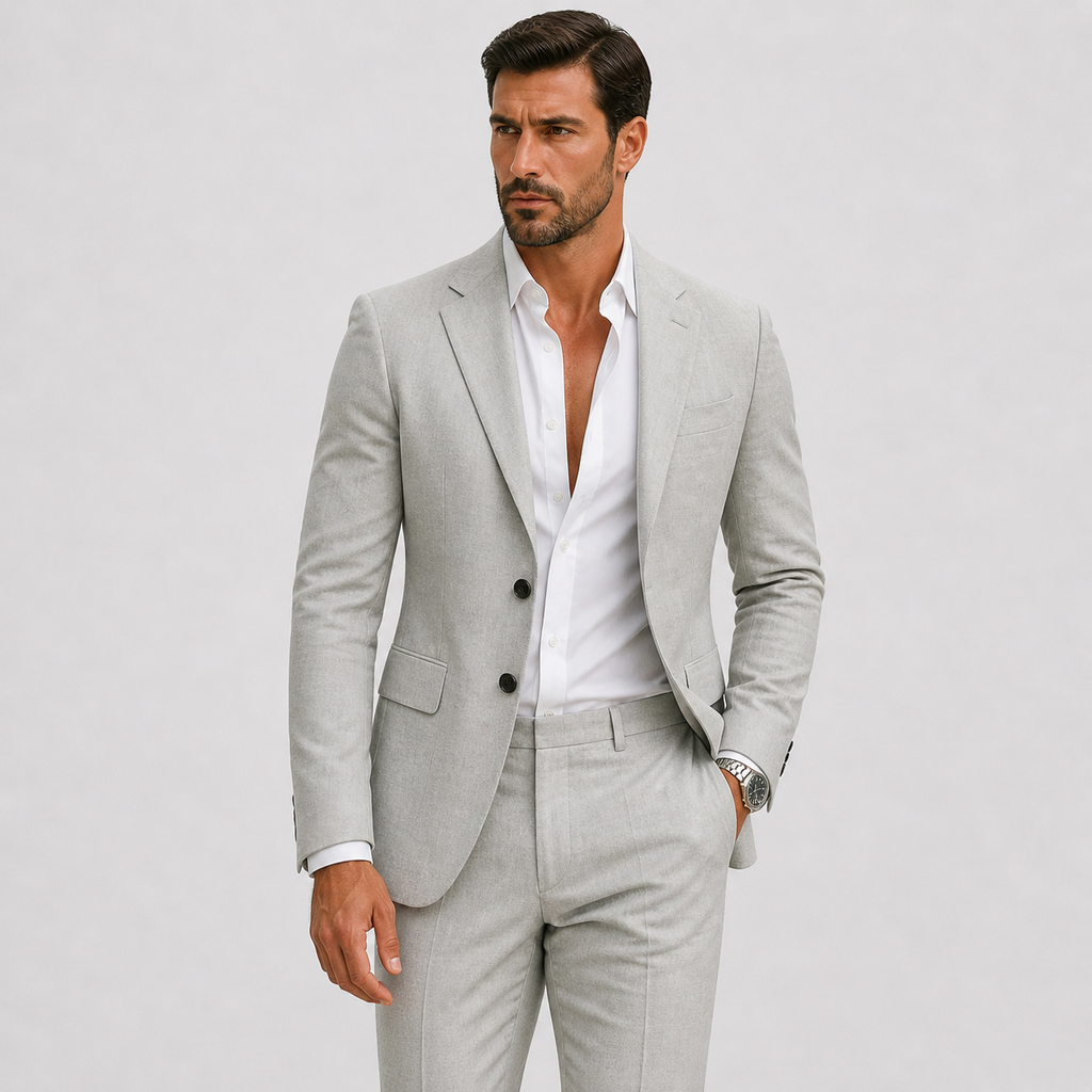 Herre Hørjakkesæt | Slim Fit & Tidløs Sommerstil