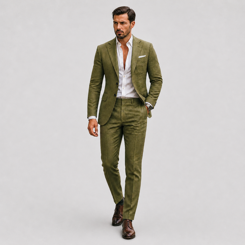 Herre Hørjakkesæt | Slim Fit & Tidløs Sommerstil