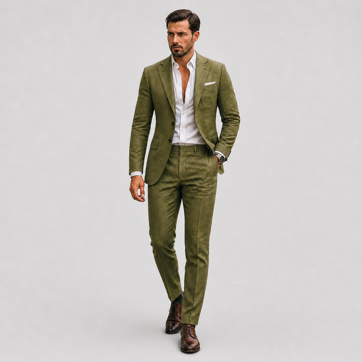 Herre Hørjakkesæt | Slim Fit & Tidløs Sommerstil