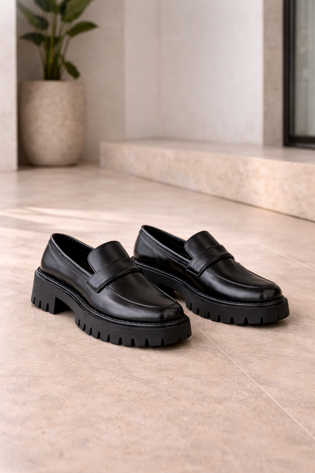 Mocassini Penny Slip-On con Suola Chunky