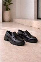Mocassini Penny Slip-On con Suola Chunky