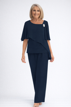 Damesæt Elegant Silhuet Todelt Formal Stil