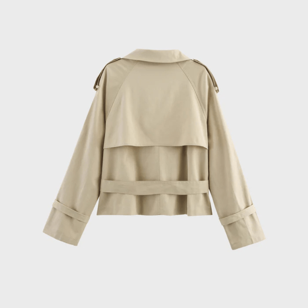 Trench Corto Donna dal Design Elegante