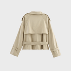 Trench Corto Donna dal Design Elegante