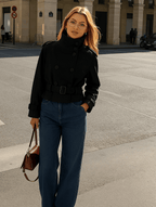 Trench Corto Donna dal Design Elegante
