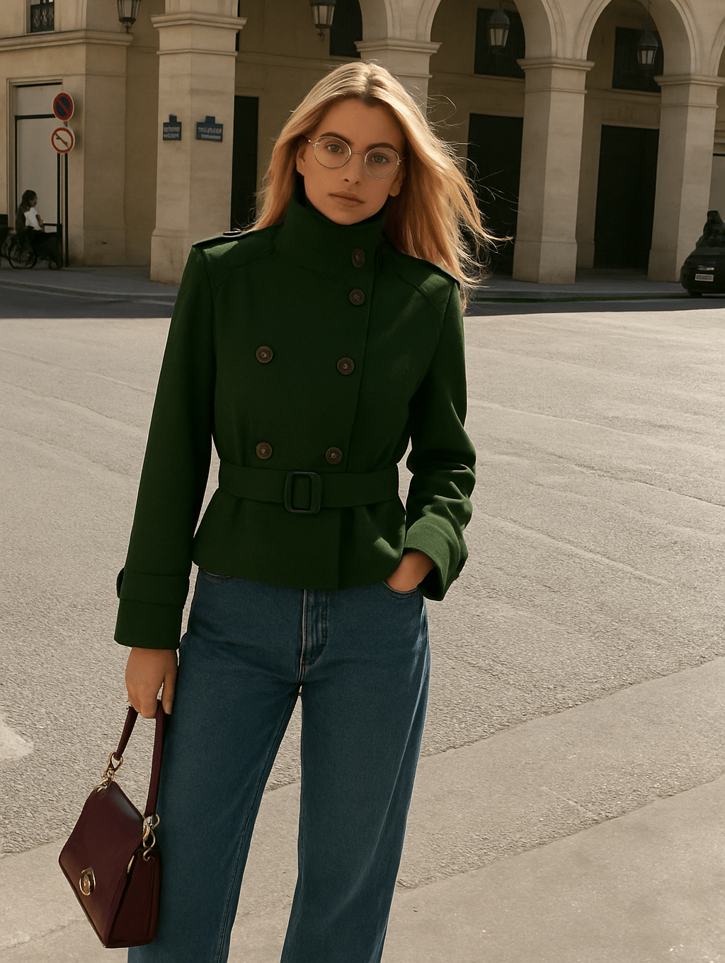 Trench Corto Donna dal Design Elegante