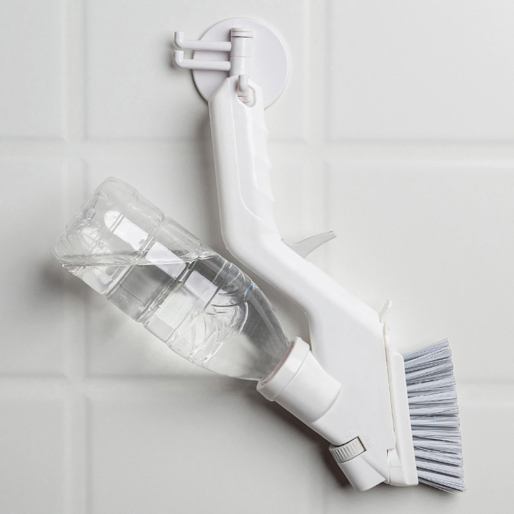 Spazzola Ergonomica per Piastrelle da Bagno con Dispenser di Sapone - Pratica ed Efficace