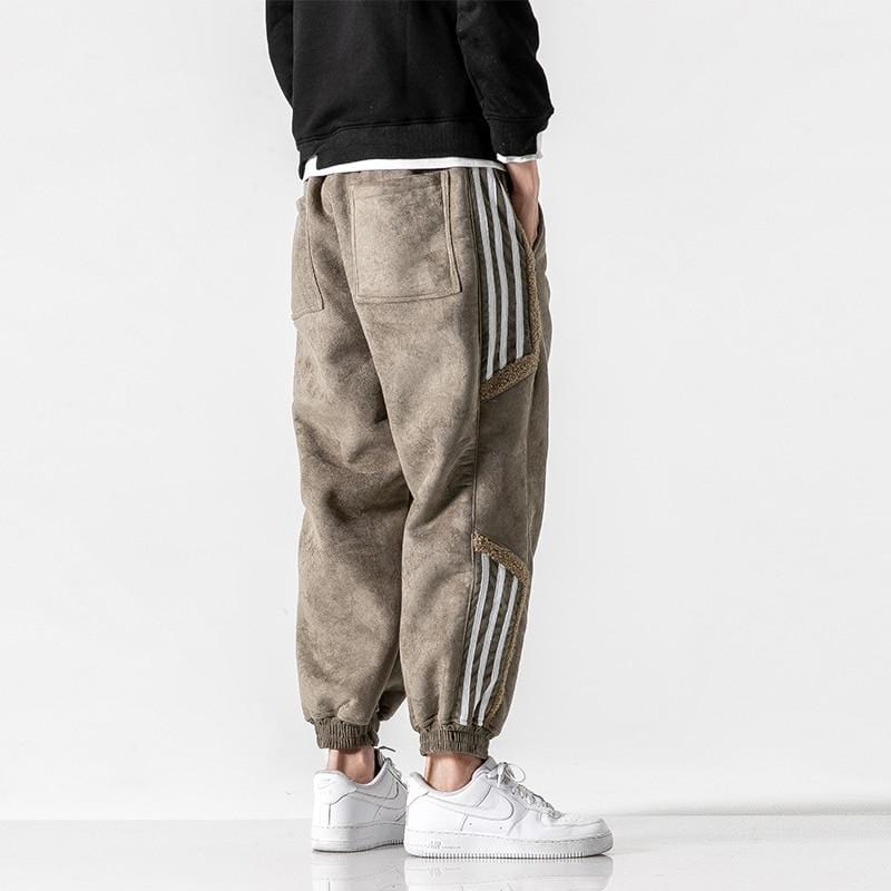 Jogger Uomo Streetwear con Dettagli a Pannelli