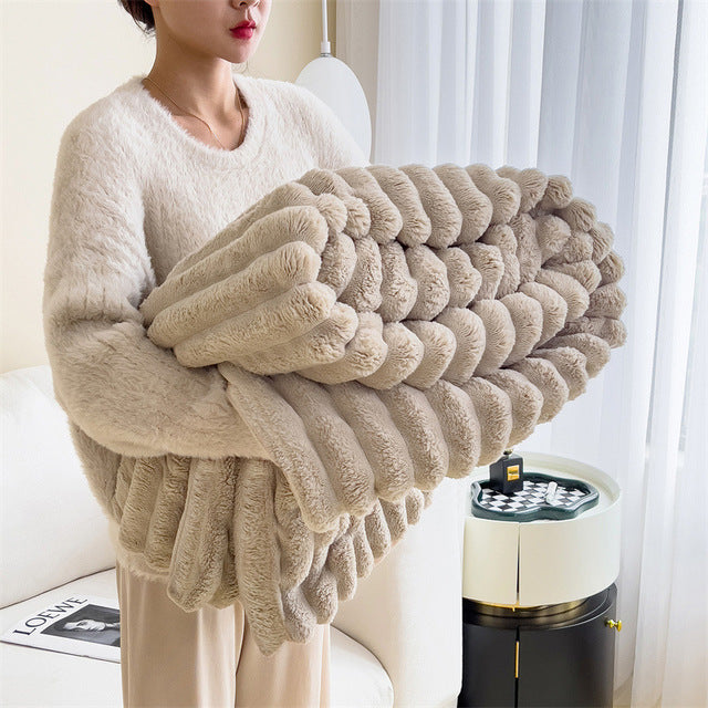 ANFINITE – Coperta fluffy lussuosa, super morbida e calda