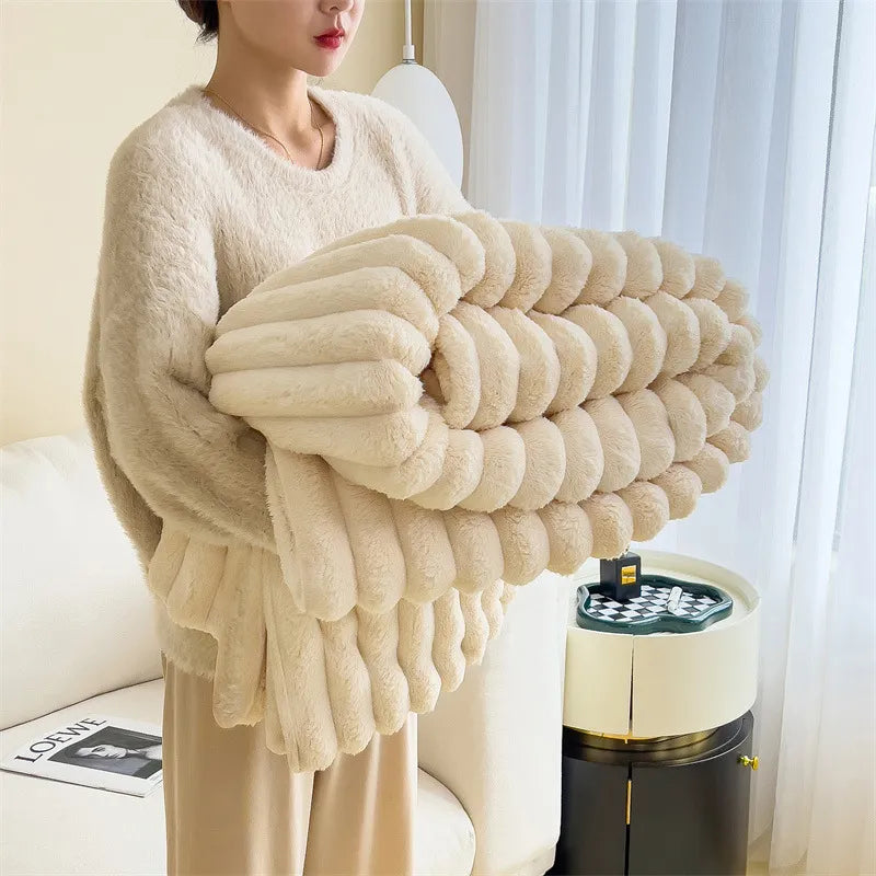 ANFINITE – Coperta fluffy lussuosa, super morbida e calda