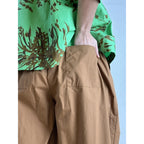 Pantaloni Barrel Donna Poplin Comfort Style