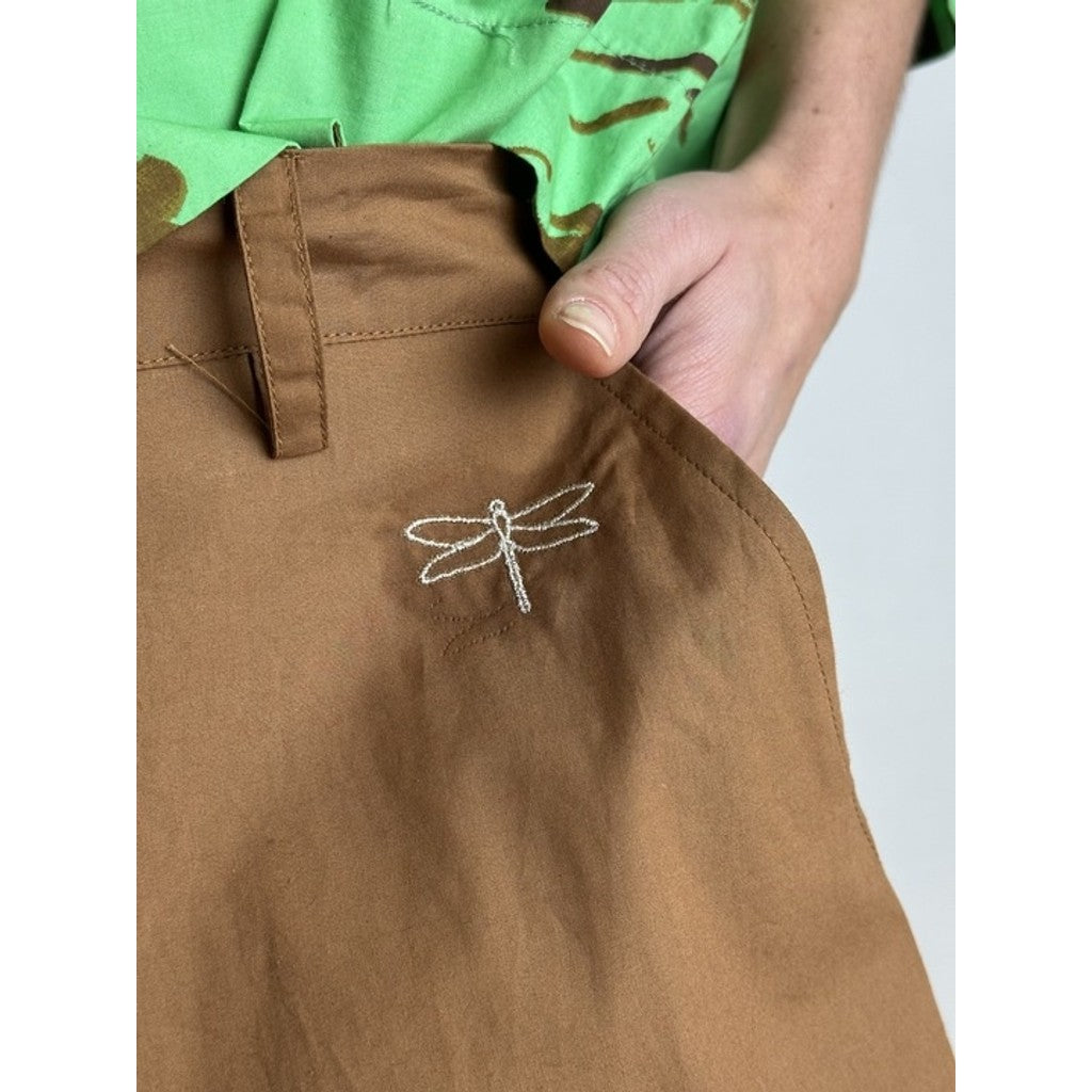 Barrel Bukser Dame Poplin Komfortstil
