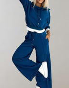 Set Donna Casual con Felpa con Cappuccio e Jogger ANFINITE