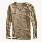 Chemise homme en coton avec détails contrastants