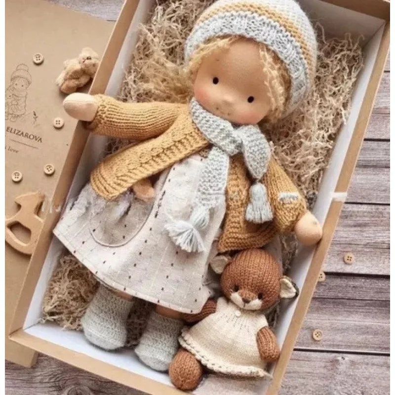 Doll in Peluche Morbido per Gioco Creativo – Design Confortevole per Gioia Quotidiana