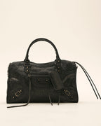 Sac fourre-tout pour femme en cuir avec fermeture éclair, compatible avec un ordinateur portable de 14"