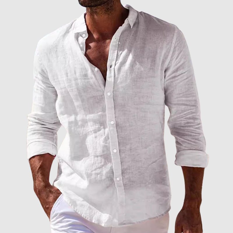 Camicia in Lino Elegante ANFINITE da Uomo