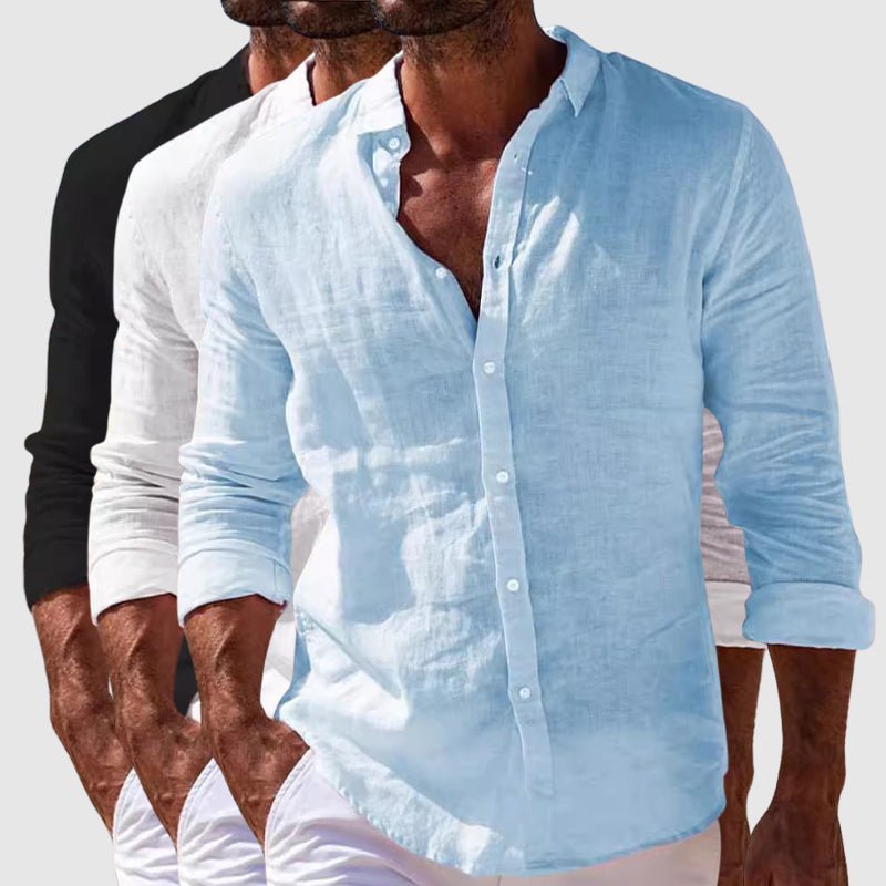 Camicia in Lino Elegante ANFINITE da Uomo