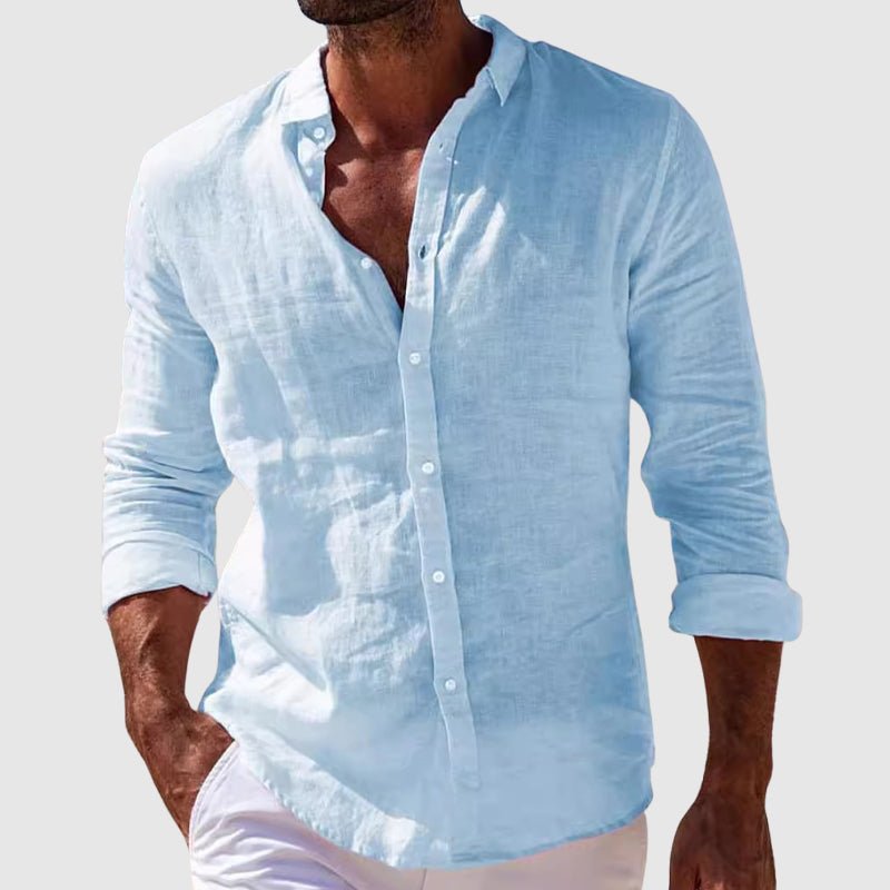 Camicia in Lino Elegante ANFINITE da Uomo
