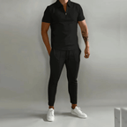 Completo Uomo Elegante con Polo e Pantaloni