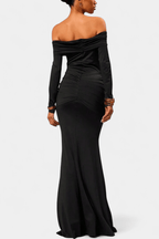 Maxi Kjole Off-Shoulder Mermaid Silhuet Elegance