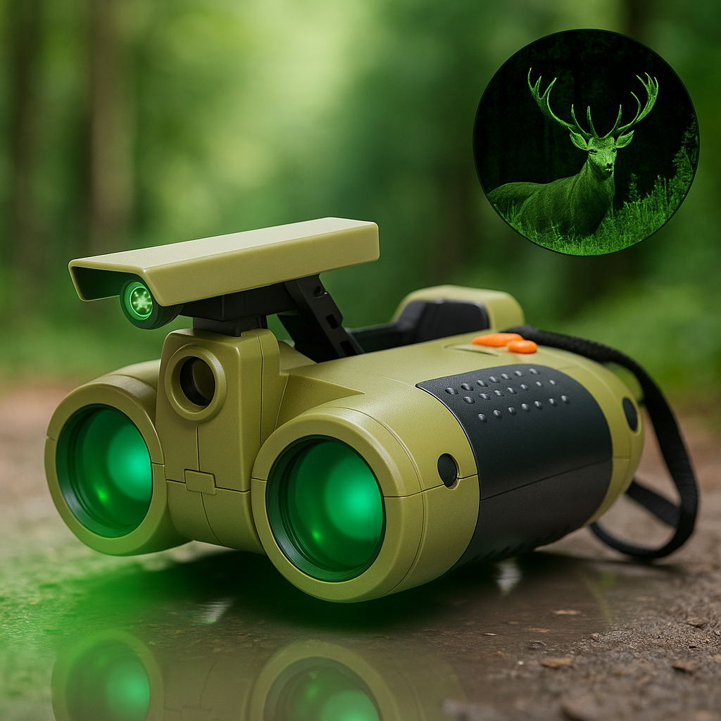 Binocolo per Bambini – Design Leggero per Avventure di Giorno e di Sera