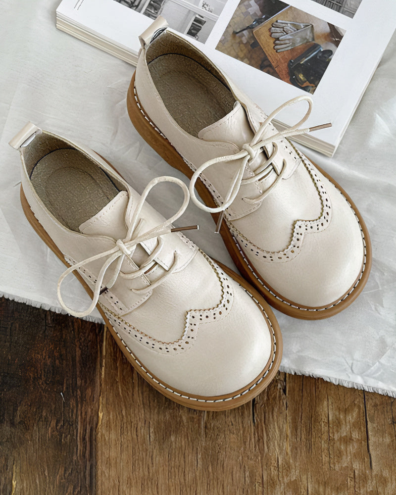 Scarpe Oxford Donna Vintage con Lacci – Eleganza e Comfort Senza Tempo