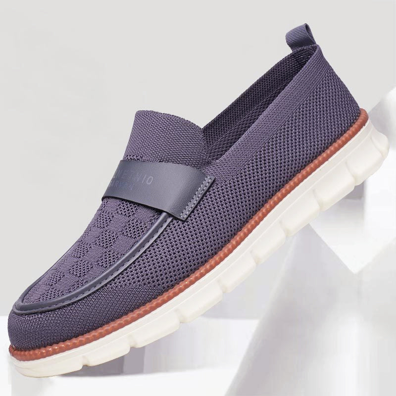 Mocassins casual homme en mesh