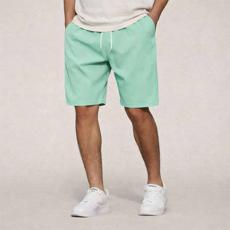 Shorts casual homme à cordon de serrage