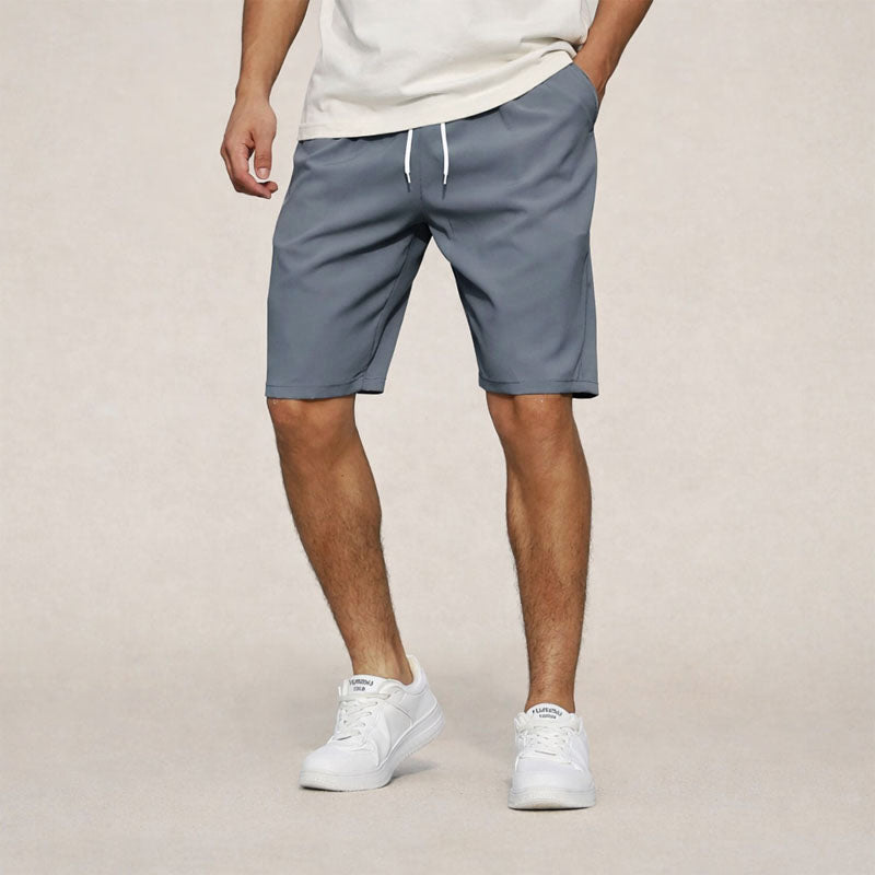 Shorts casual homme à cordon de serrage