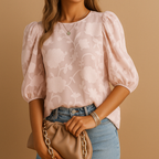 Blusa Donna Elegante con Stampa Floreale – Camicetta Leggera e Raffinata per Look Casual Chic